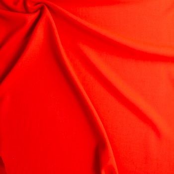 Red Wool Double Crepe #28828 Fabric By The Yard - Wide shot